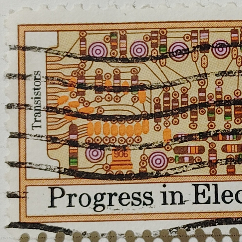 1973 US 8c Progress in Electronics Transistor Stamp #1501 Used Cancelled