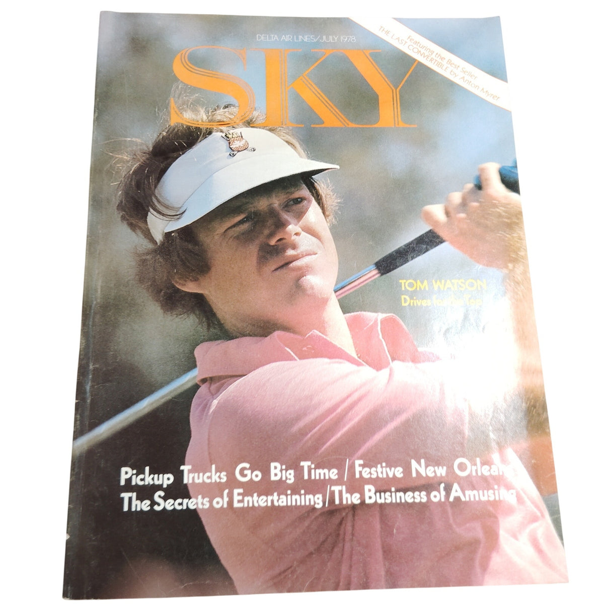Delta Sky VTG In-Flight Magazine - July 1978 - Tom Watson Golf Cover, Six Flags