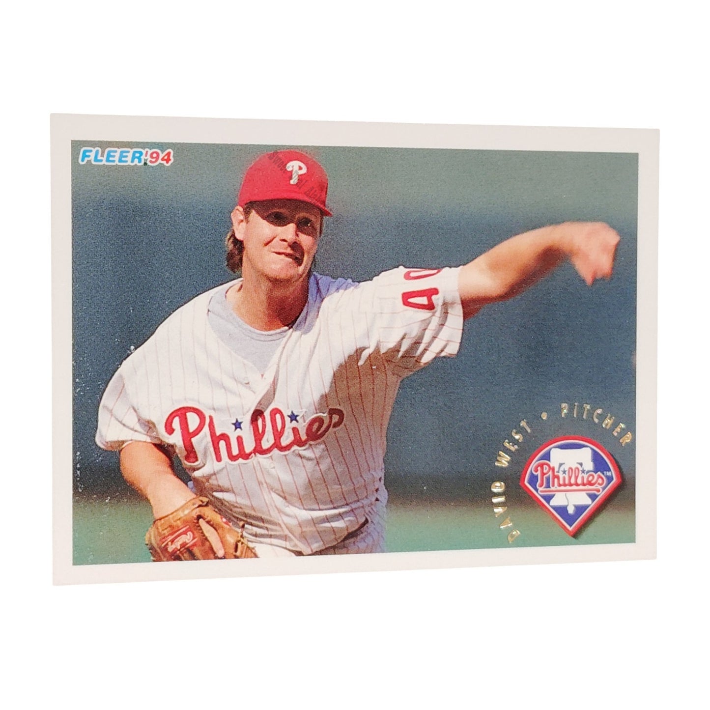 David West, Philadelphia Phillies #603, 1994 Fleer Baseball Collector's Card