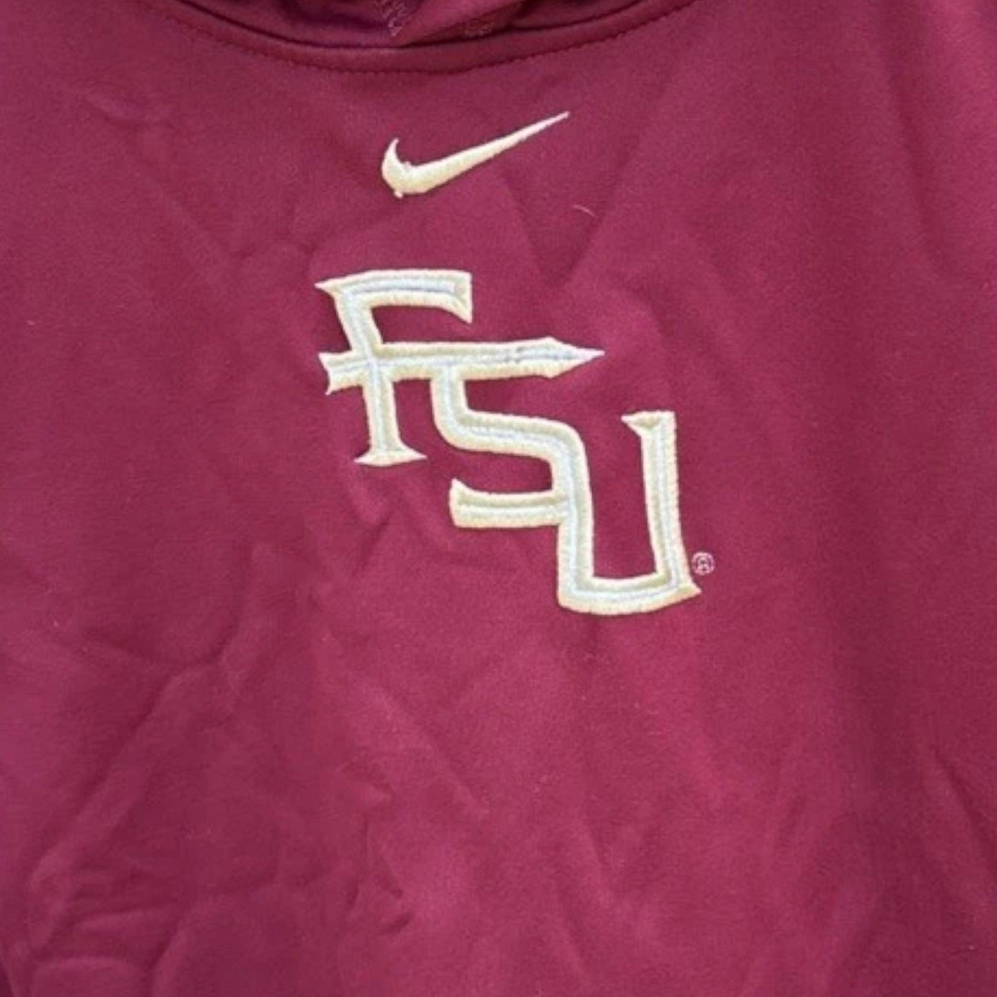 Kids Nike Therma‑Fit Hoodie – Florida State Seminoles – Size M – Style 9C7009‑FS