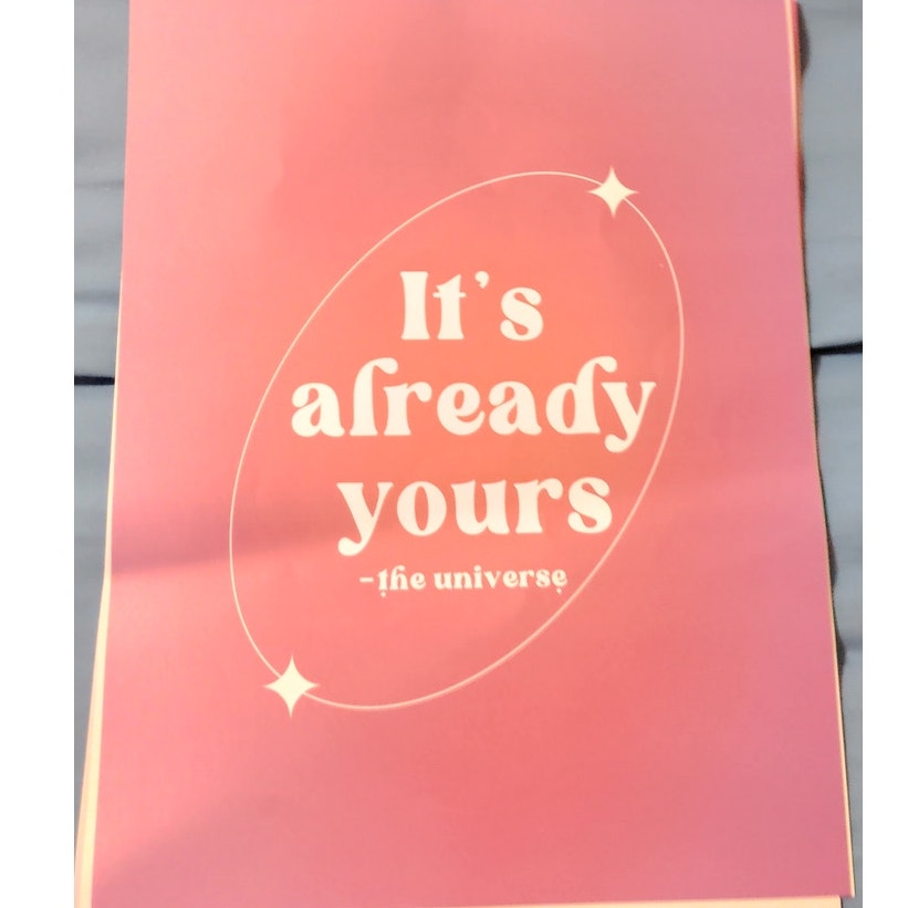 6‑Pack Motivational Wall Posters for Women 12"×16" Aesthetic Pink Affirmations
