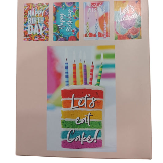 ME Birthday Cards - 10-Pack - 5 Styles x 2 Each - 4"x6" - Soy Ink - PN 619819