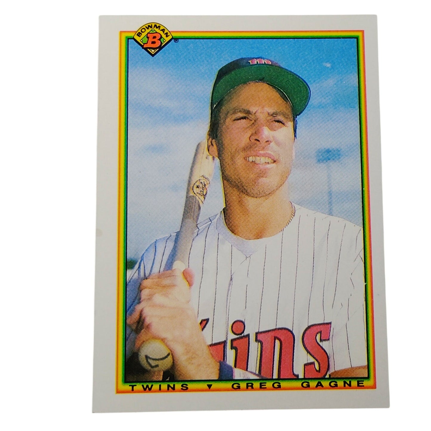 1990 Bowman Greg Gagne #414 Minnesota Twins Shortstop MLB Baseball Card NM