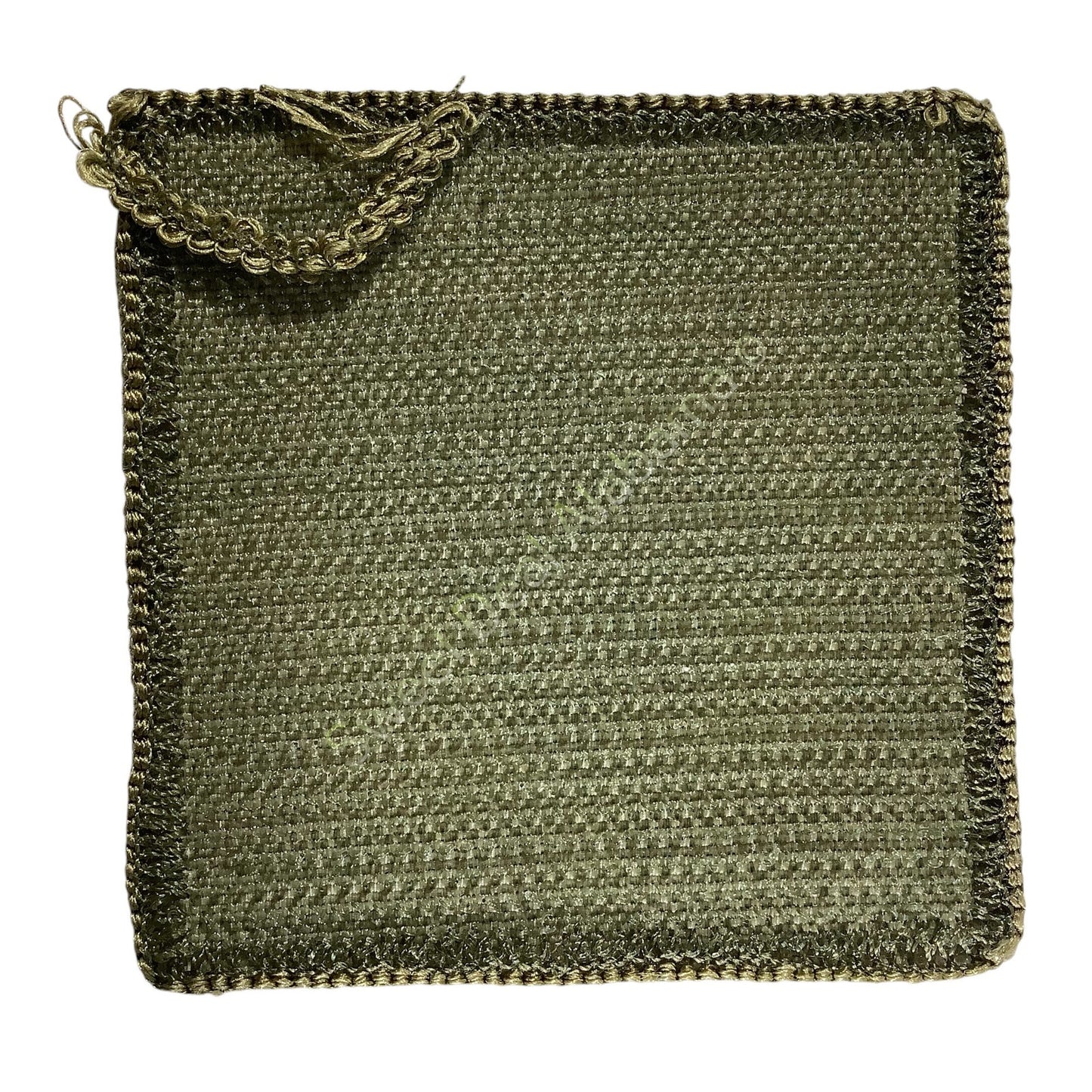 Army 20th Engineer Brigade Uniform Patch, Green and Black, 2x2, Hook-n-Loop Back