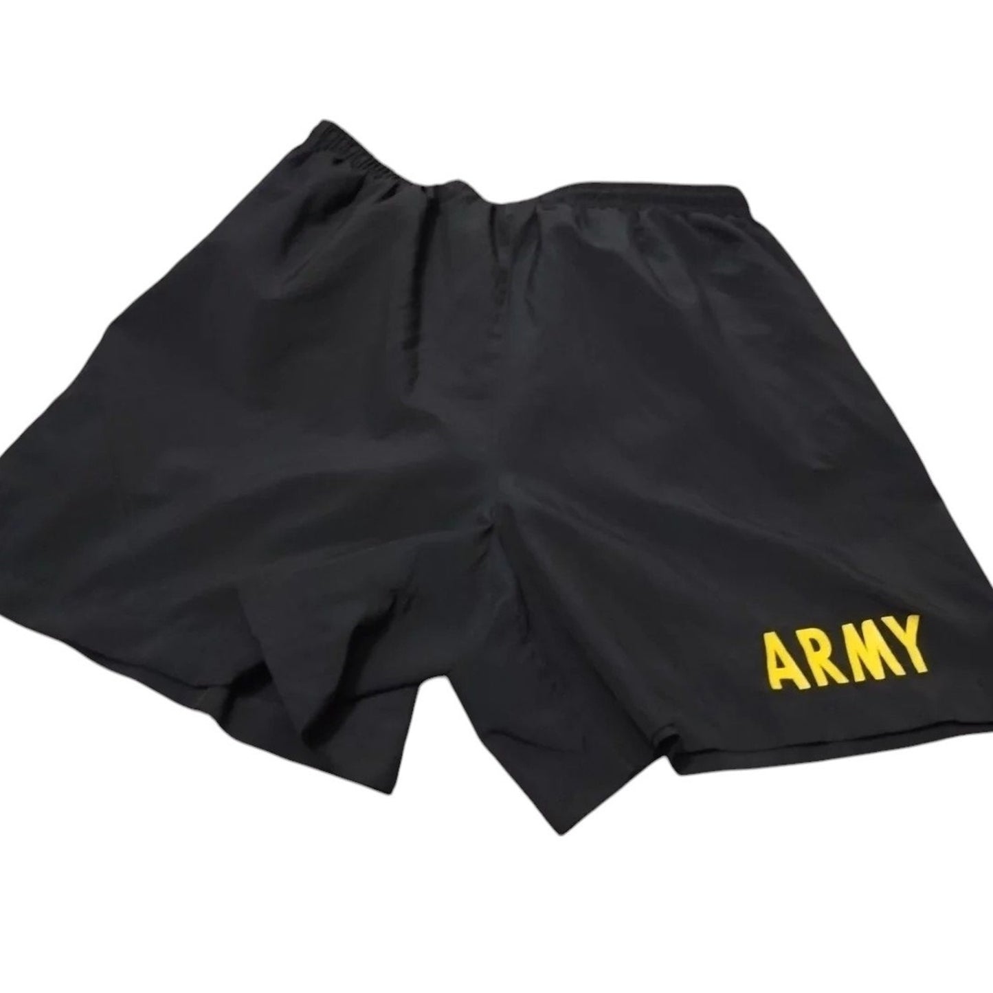 U.S. Army Black and Gold PT Shorts, Small, NWOT