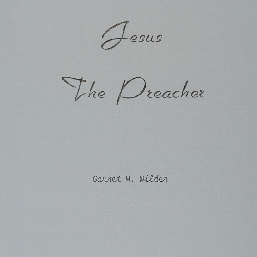 Sermon Program, G. M. Wilder, First United Methodist Church, Decatur GA – 3/1/81