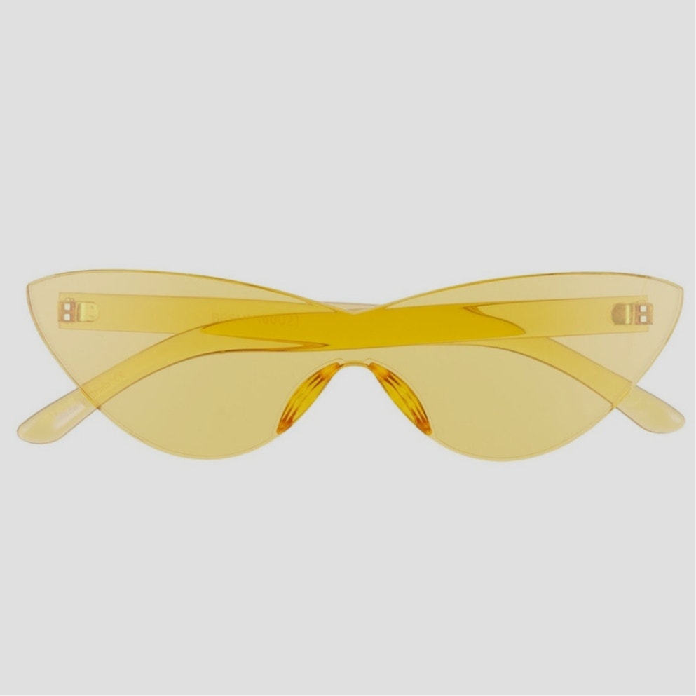 BP. Rimless Cat Eye Sunglasses Yellow - Nordstrom Rack Exclusive