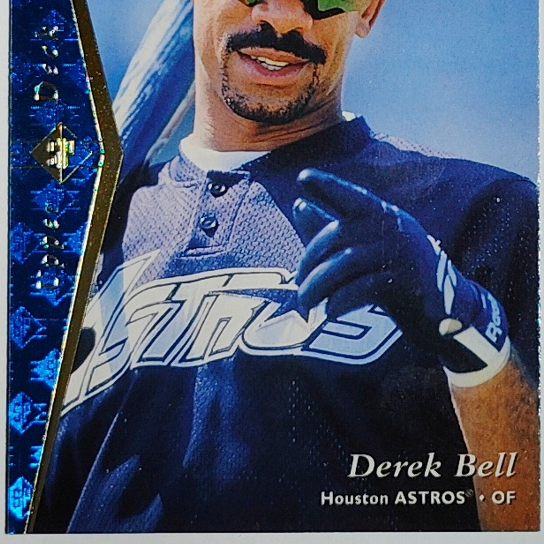 1995 Upper Deck SP Derek Bell #64 Houston Astros OF Blue Diamond Foil - VG/EX