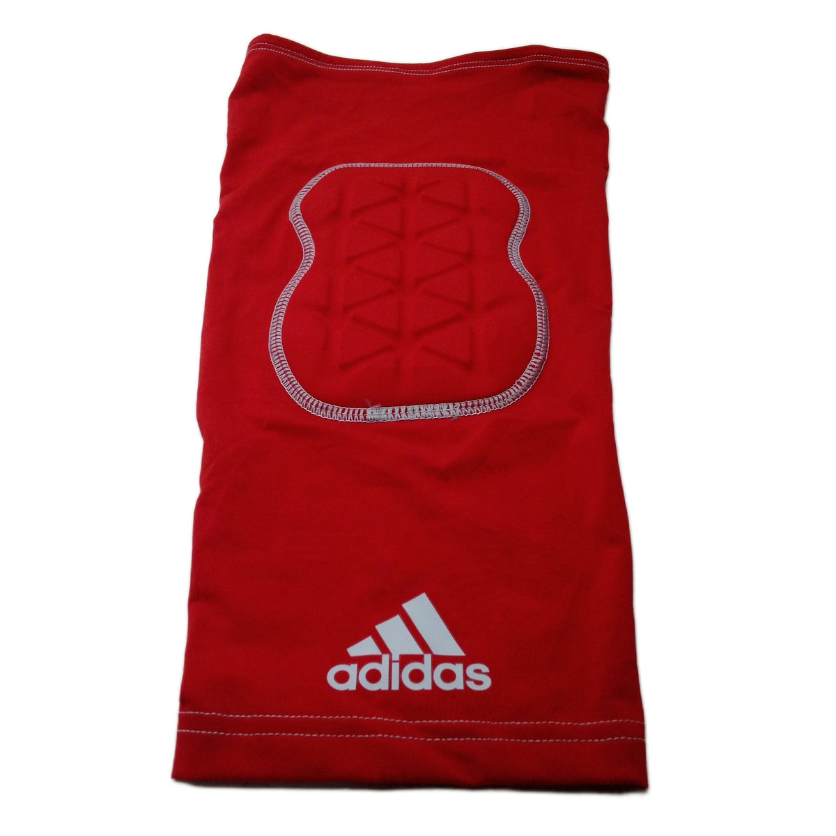 Adidas Climacool Red Padded Compression Knee Pad Sleeve XL Men's White Stitching
