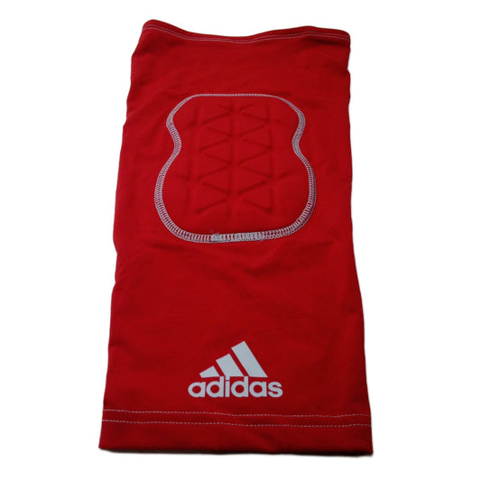 Adidas Climacool Red Padded Compression Knee Pad Sleeve XL Men's White Stitching