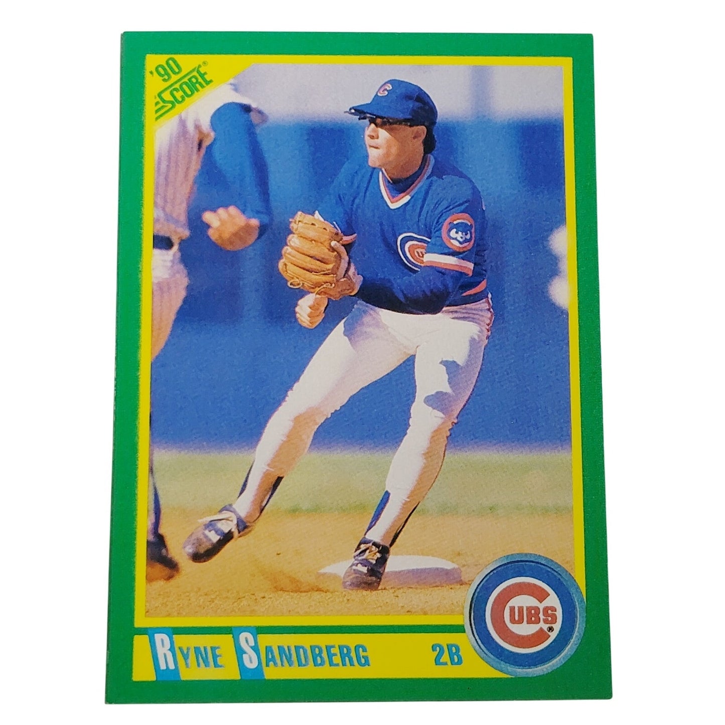 1990 Score Ryne Sandberg Card No. 90 Chicago Cubs 2B VG/EX