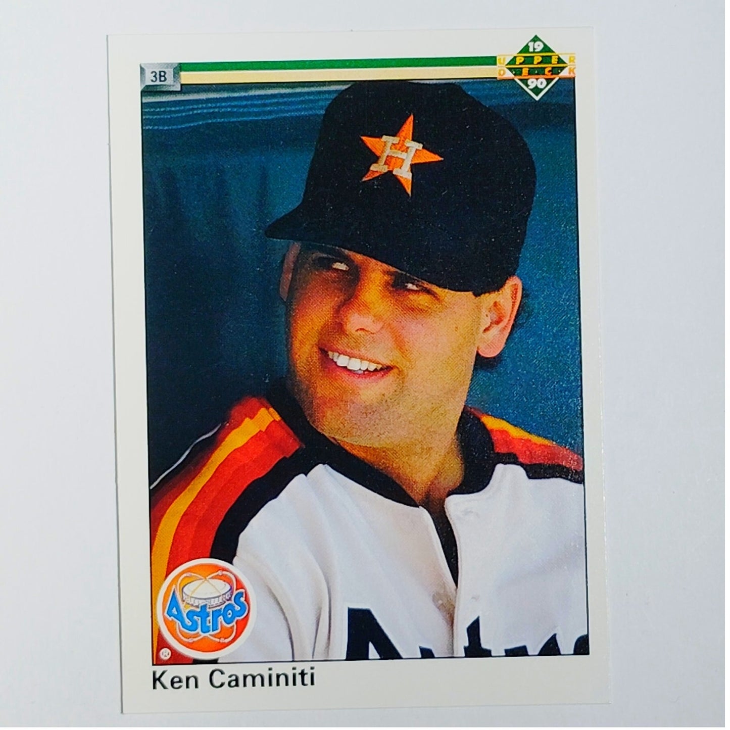 1990 Upper Deck Ken Caminiti #122 Houston Astros Third Base Portrait - VG/EX