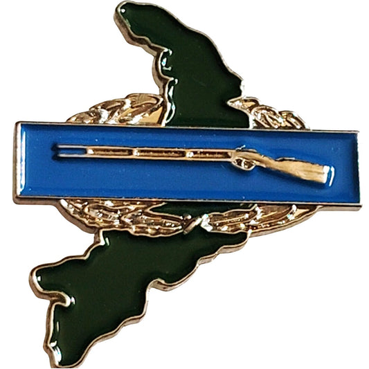 Vietnam Combat Infantryman Badge Novelty Hat Lapel Pin 1‑1/8" × 1‑1/4"
