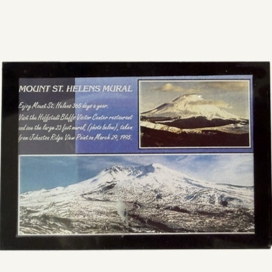 Vintage Mount St. Helen's Scenic Souvenir Magnet - Excellent Condition