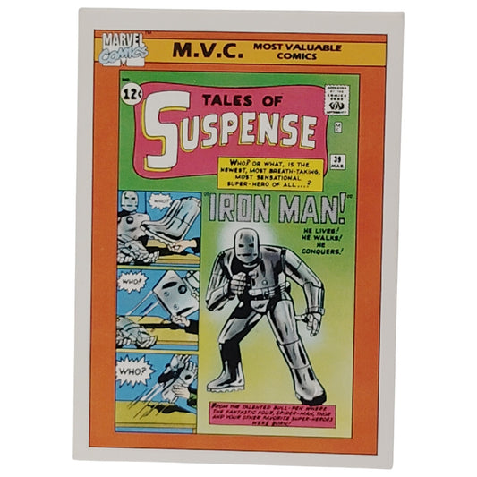 1990 Marvel Comics Tales of Suspense 39 Iron Man, Card 135, Marvel Entertainment