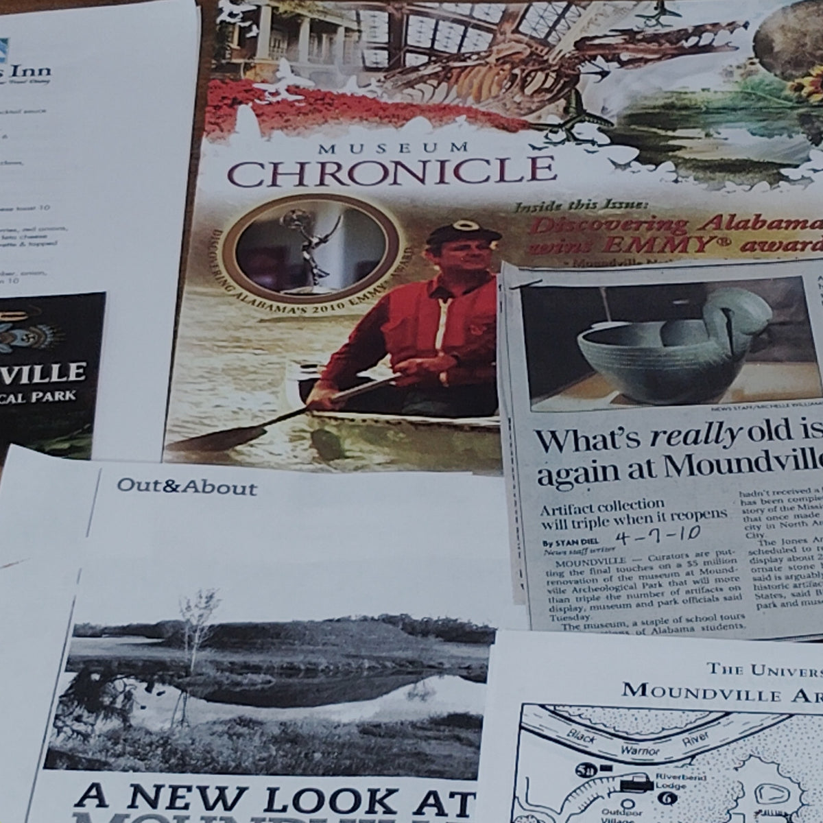 Moundville, AL Vintage Ephemera Collection - Travel Souvenirs & Information