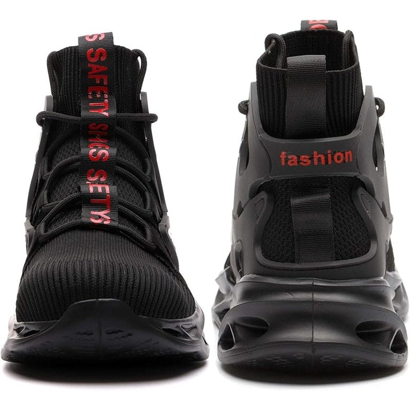 Steel Toe Work Shoes, Unisex, Lightweight Safety Boots, Men 8 / Women 9.5