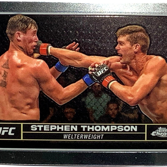 Stephen Thompson, UFC Welterweight, Card 180, 2024 Topps Chrome UFC, NM+
