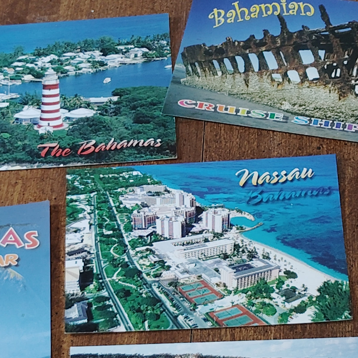 Vintage Bahamas Postcards - Set of 10 Unused Scenic Ephemera Collection
