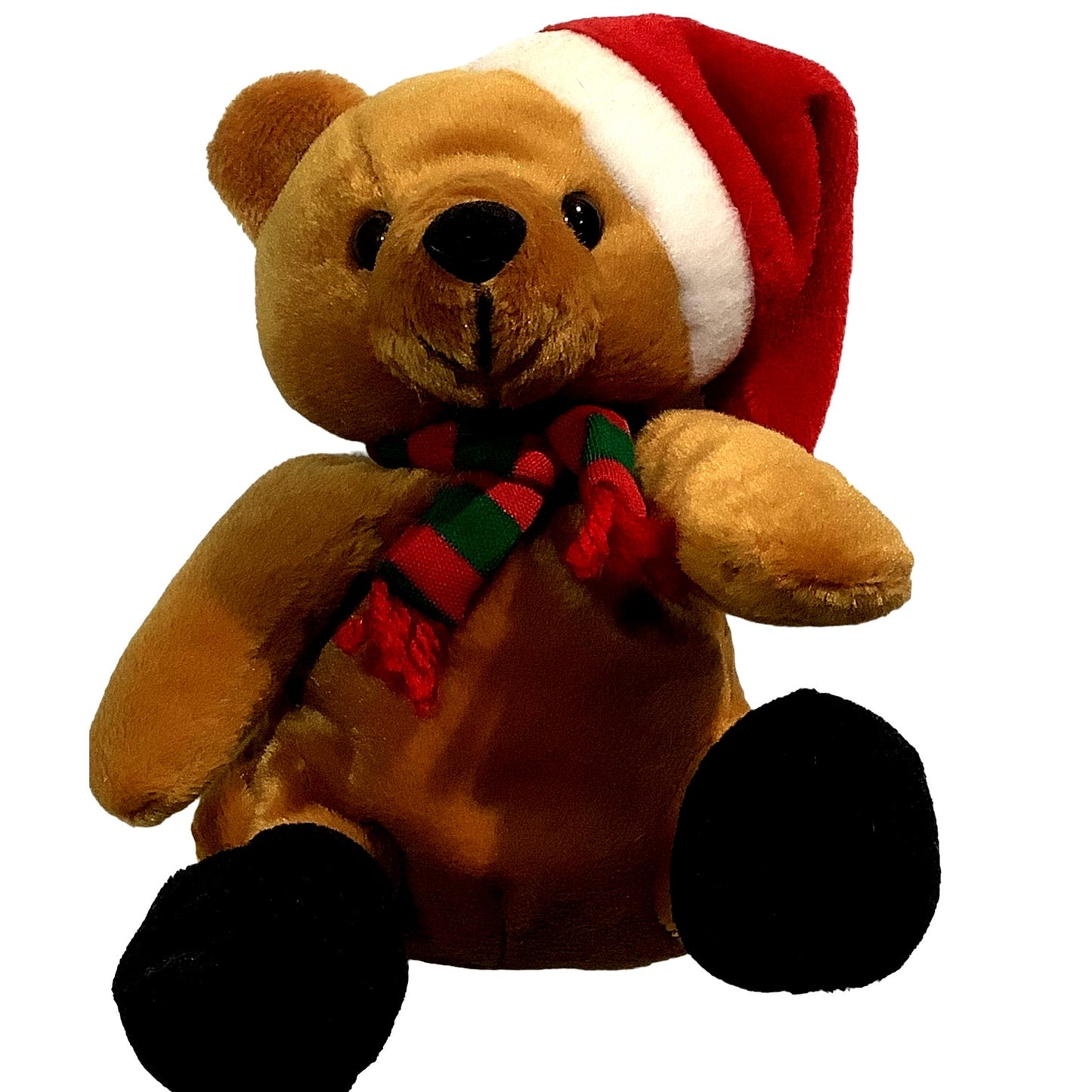 Vintage 7" Christmas Bear, Ho Ho Beans, Exclusive Sears and Roebuck & Co., EUC