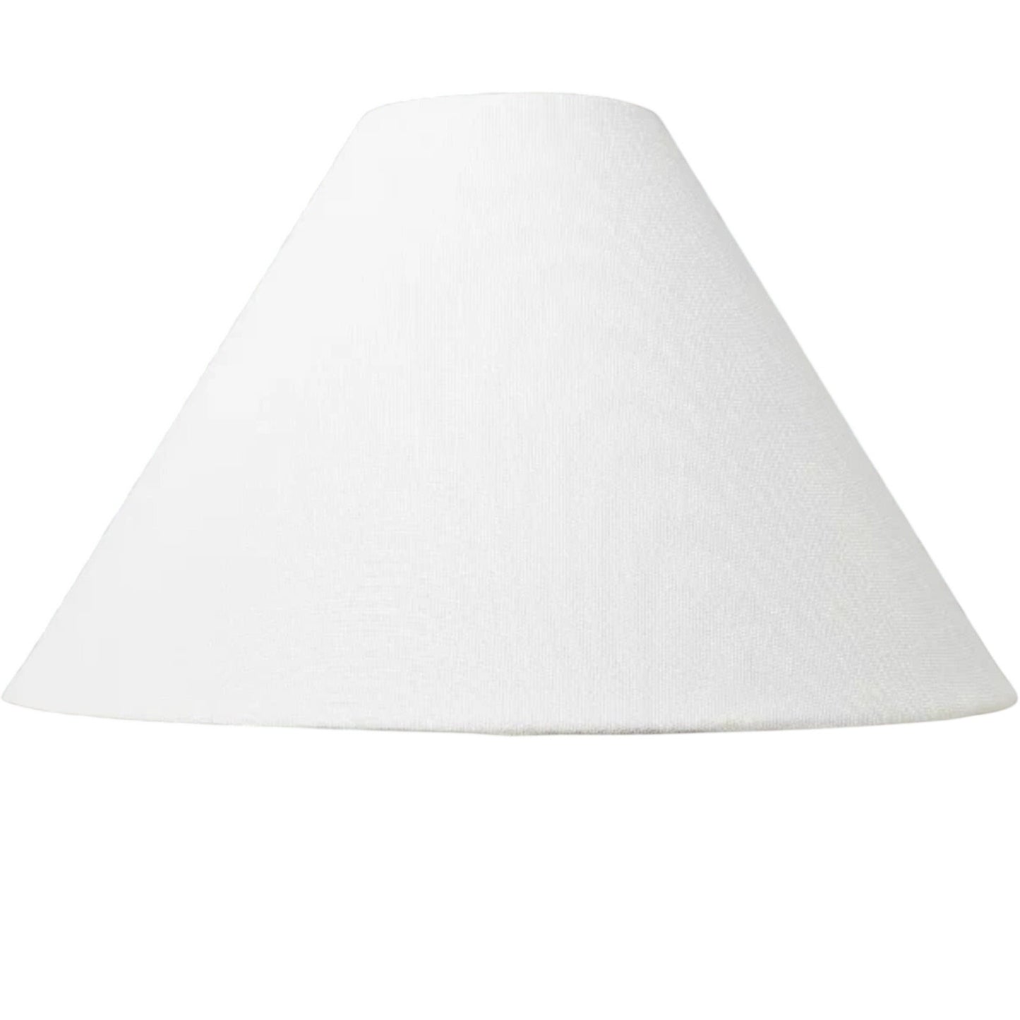 Studio McGee – Taper Linen Lamp Shade – White – Slip‑Uno Fitter – Empire Style