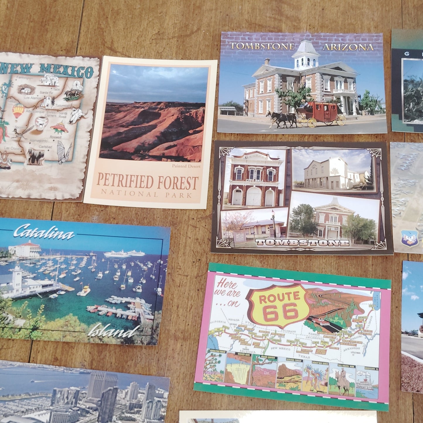 20 VTG Assorted Pacific Travel Souvenir Postcards - Multi-Color Collectible Lot