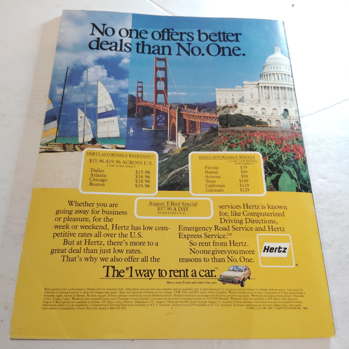 Delta SKY August 1985 In-Flight Magazine - Paper Airplanes, NYC Architecture