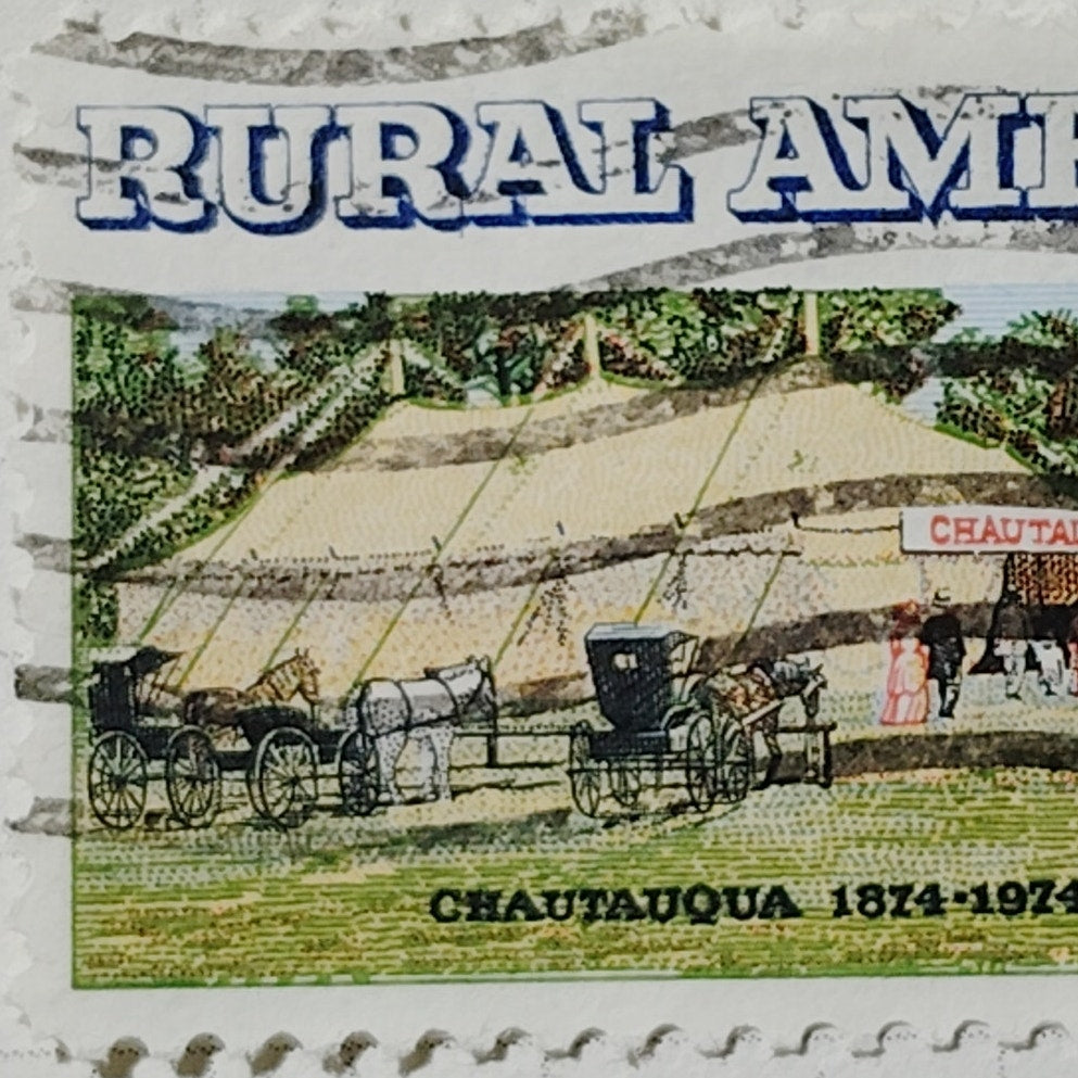 1974 10¢ Chautauqua Centennial – Rural America Series – Used