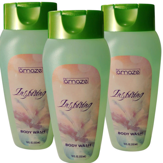 3× TNT Amaze Inspiring Body Wash – 18 fl oz Each, Moisturizing Daily Cleanser