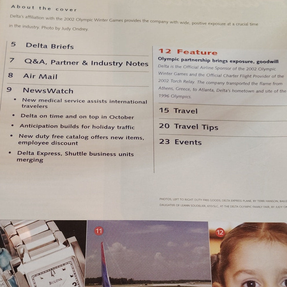 Delta Air Lines News Digest - December 10, 2001 - Collectible Airline