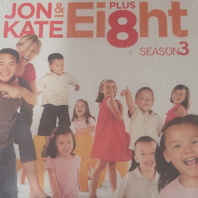 Jon & Kate Plus Eight Season 3 DVD 2008 Reality TV Family Gosselin Kids