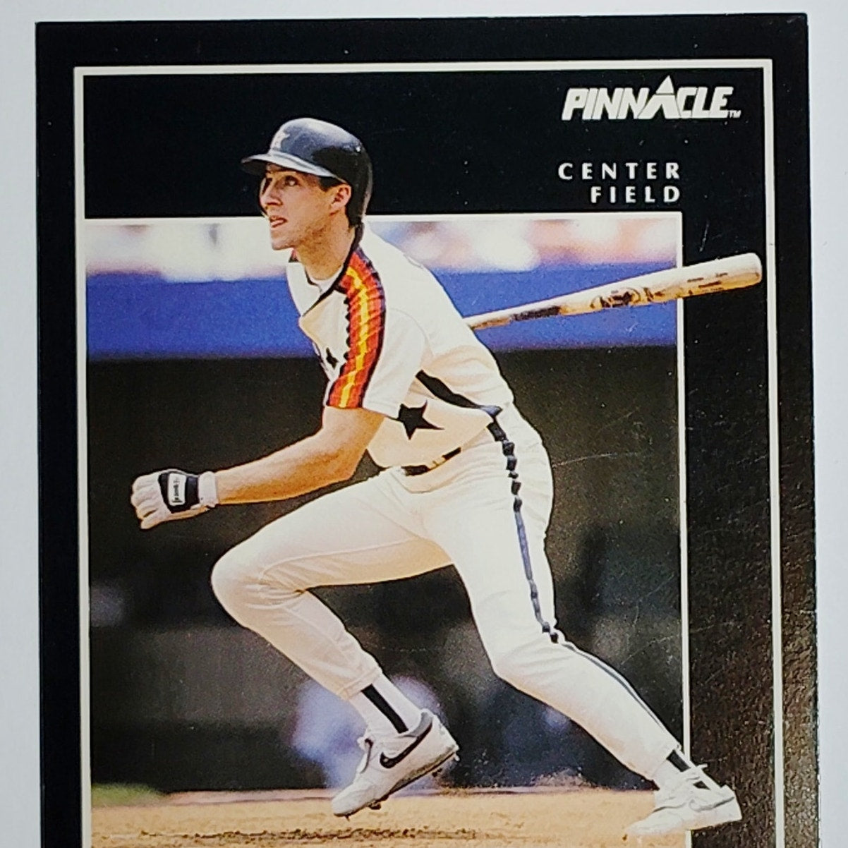 1992 Pinnacle Steve Finley Card #19 Houston Astros CF VG/EX