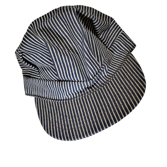 Vintage 1980's Railroad Conductor's Cap, Children's MD, Non-Adjustable, USA Made