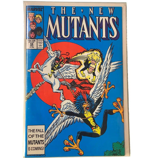 New Mutants #58, December 1987, Marvel Comics, NM 9.4