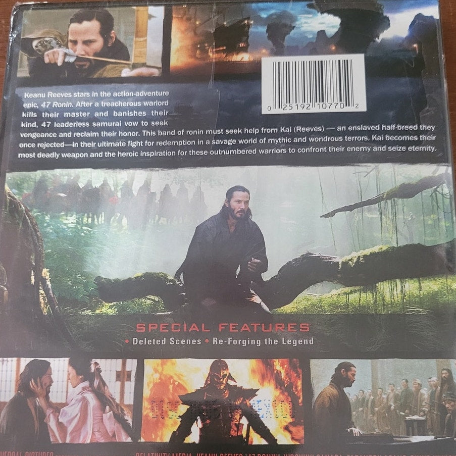 47 Ronin DVD 2013 Action Fantasy Adventure Keanu Reeves Samurai Epic Martial Art