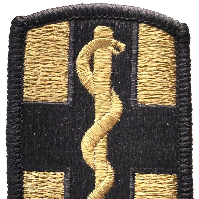 US Army 1st Medical Brigade Novelty Patch OCP 3" × 2" Hook Back, Embroidered