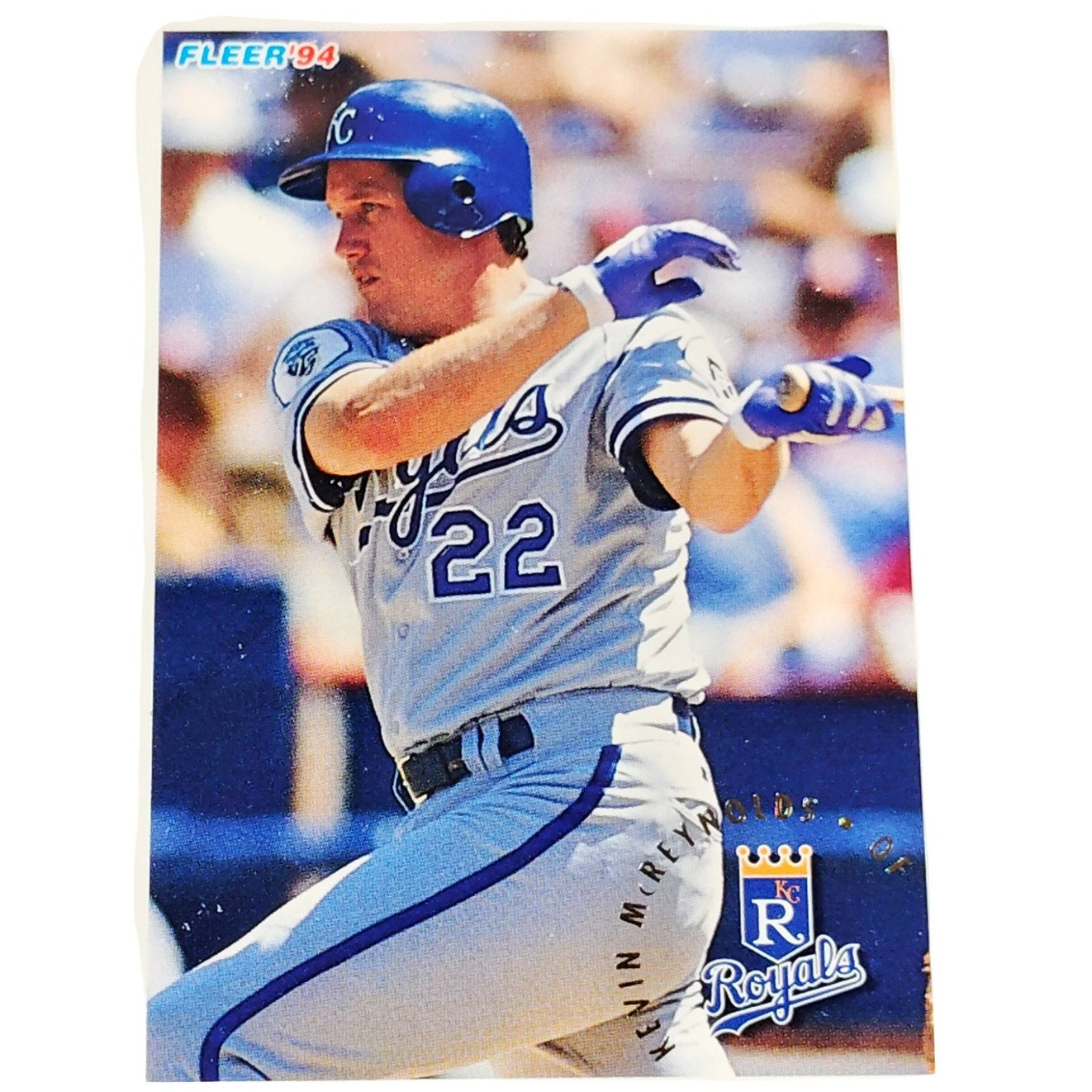 Kevin McReynolds, Kansas City Royals #168,  1994 Fleer Baseball Collector's Card