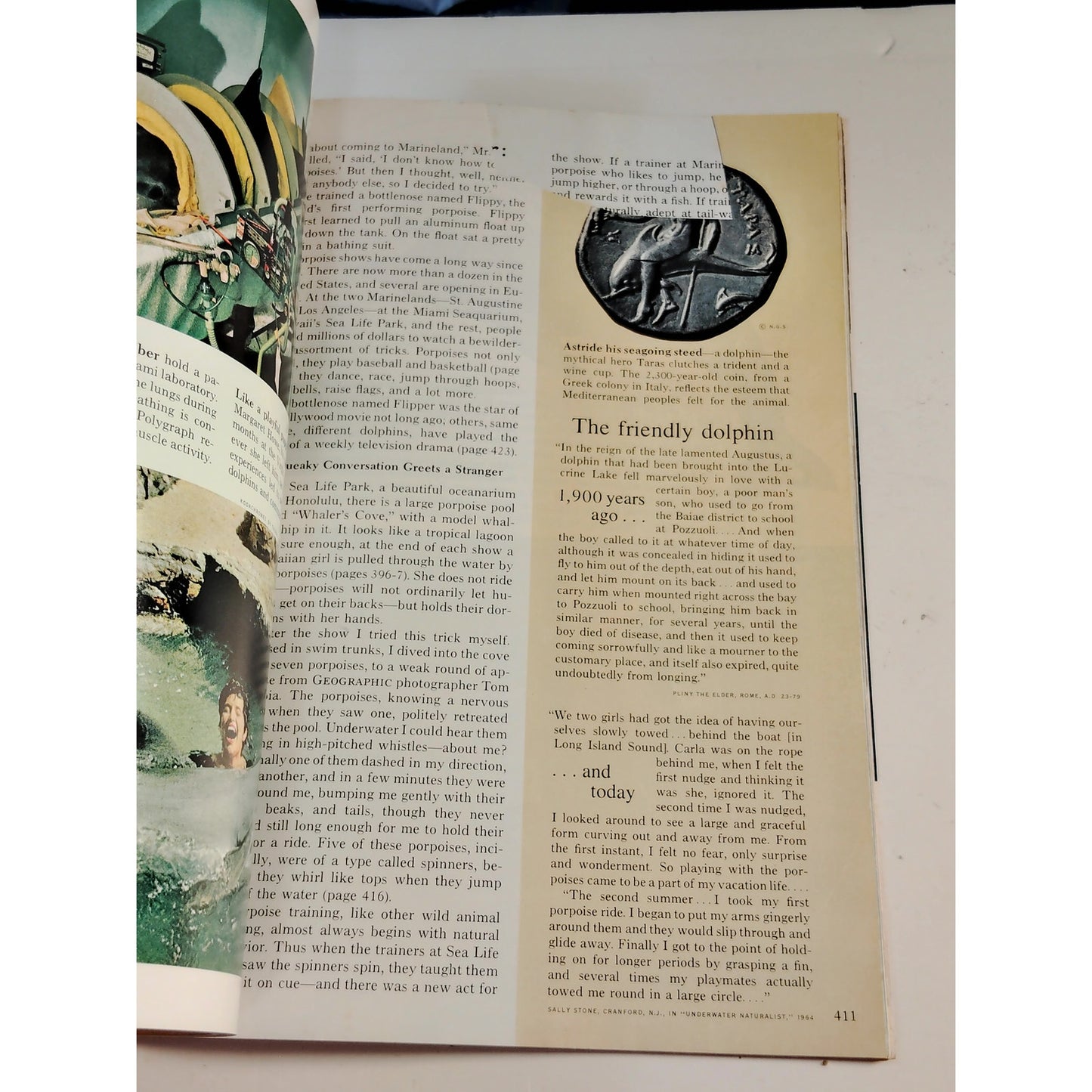 National Geographic – September 1966 | Porpoises, Philippines & Canadian Rockies