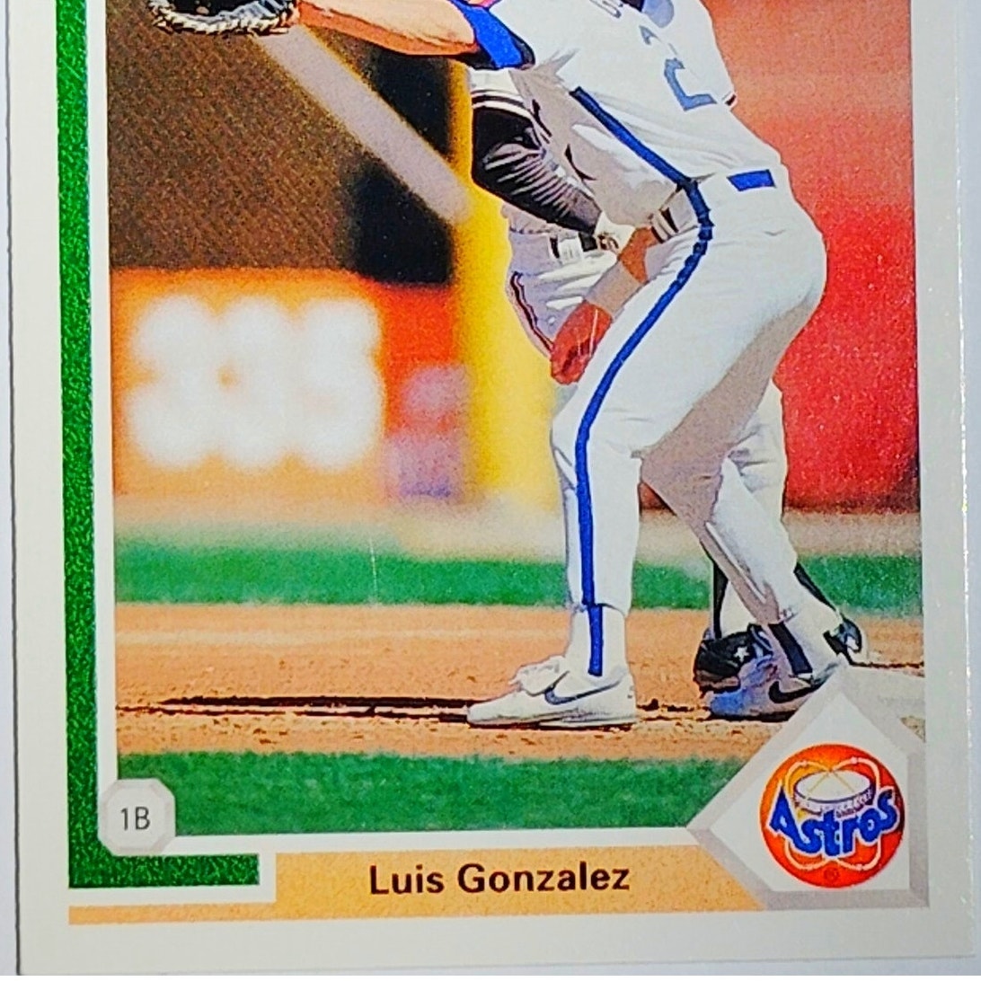 1991 Upper Deck Luis Gonzalez #567 Houston Astros Star Rookie First Base VG/EX