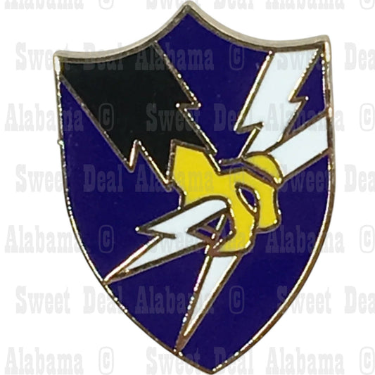 Army Security Agency Collector's Hat, Lapel Novelty Pin 3/4"W x 1"H