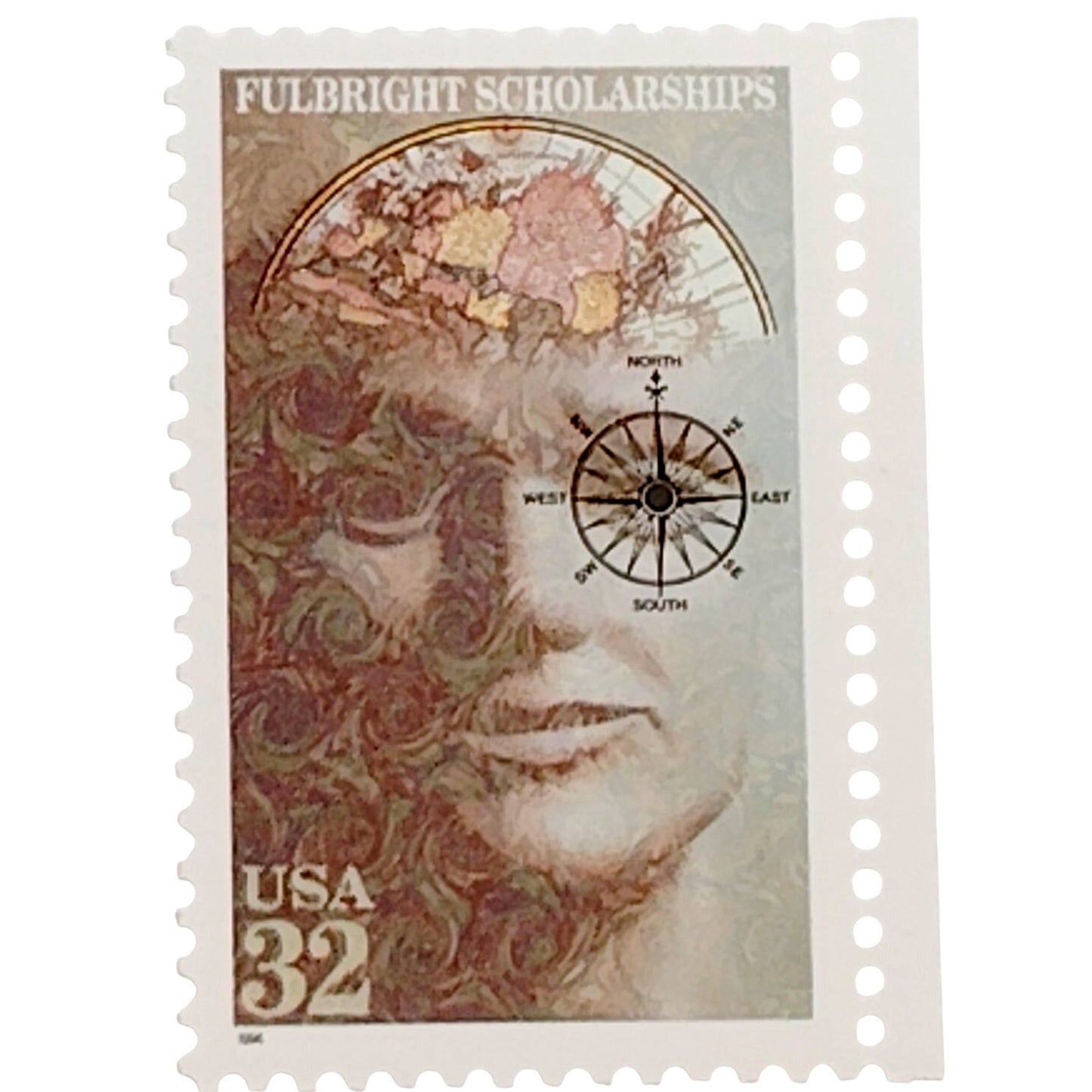 1996 USA 32¢ Fulbright Scholarships MNH – Scott 3065