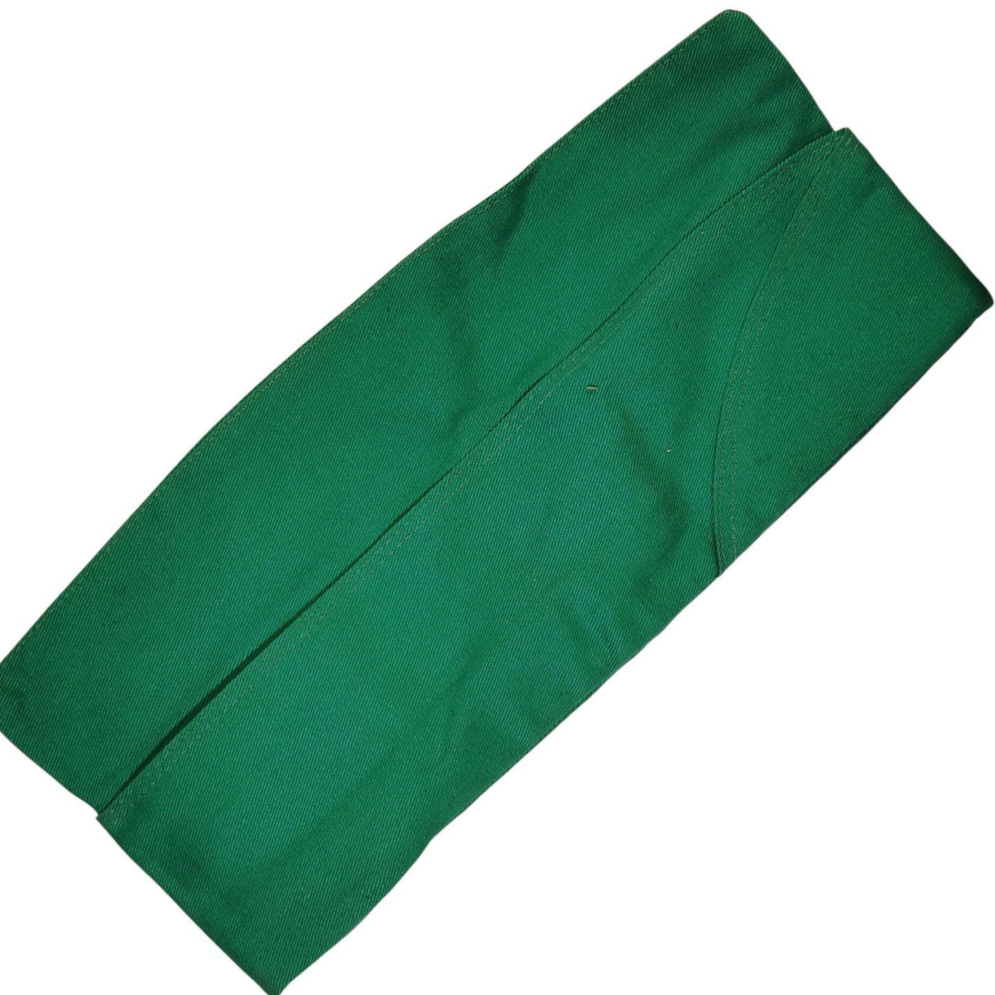 Vintage Bright Green Garrison Cap – Size 7-1/8, Untagged