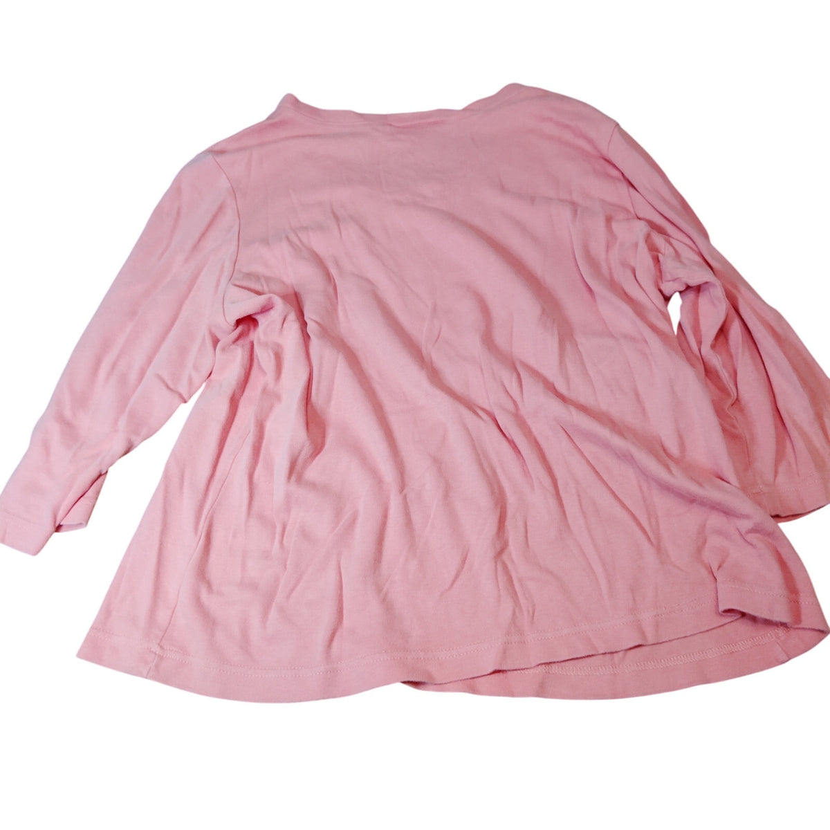Blair Women's Pink V-Neck Top & Blue Side Stripe Jogger Pants Set Large