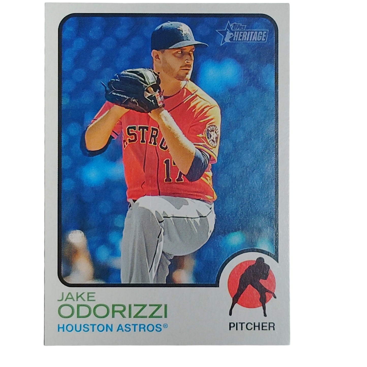 2022 Topps Heritage Jake Odorizzi 320 Houston Astros Pitcher Baseball VG/EX