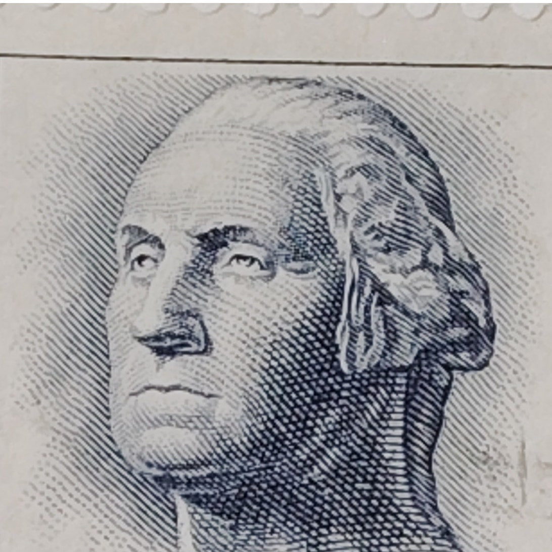 1962 Scott #1213  5¢ George Washington / Regular Issue – Rotary Press – Canceled