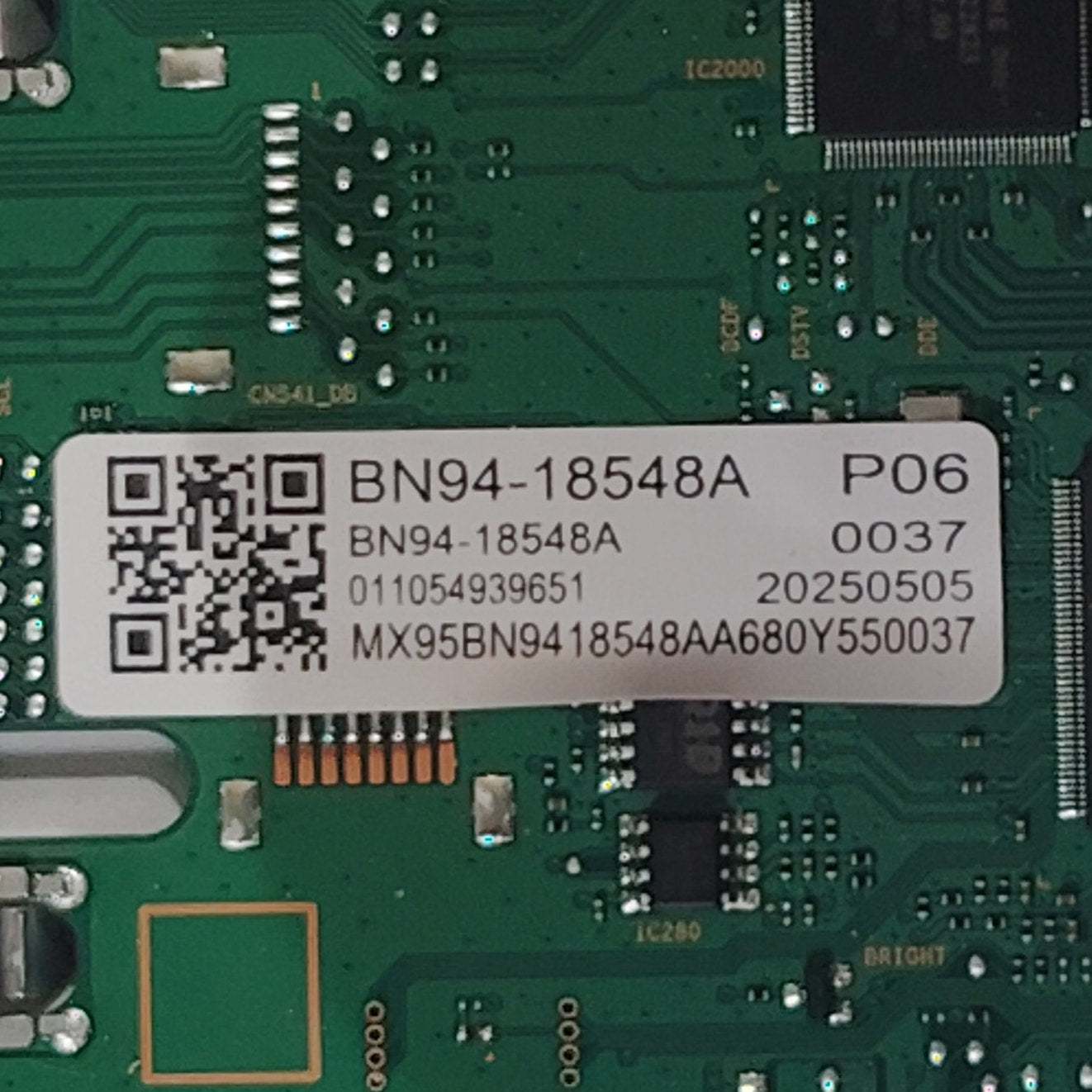 Samsung BN94-18548A Main Board BN97-21919C UN65CU7000 UHD TV HDMI USB LAN OEM