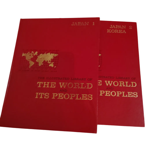 The World & Its Peoples: Japan Vol 1 & 2 - 1964 Greystone Press Hardcover Set