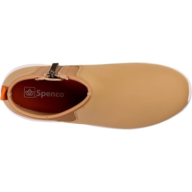 Spenco Women’s Paddock Chelsea Boot, Tan, Size 9.5, Neoprene Collar & Medial Zip