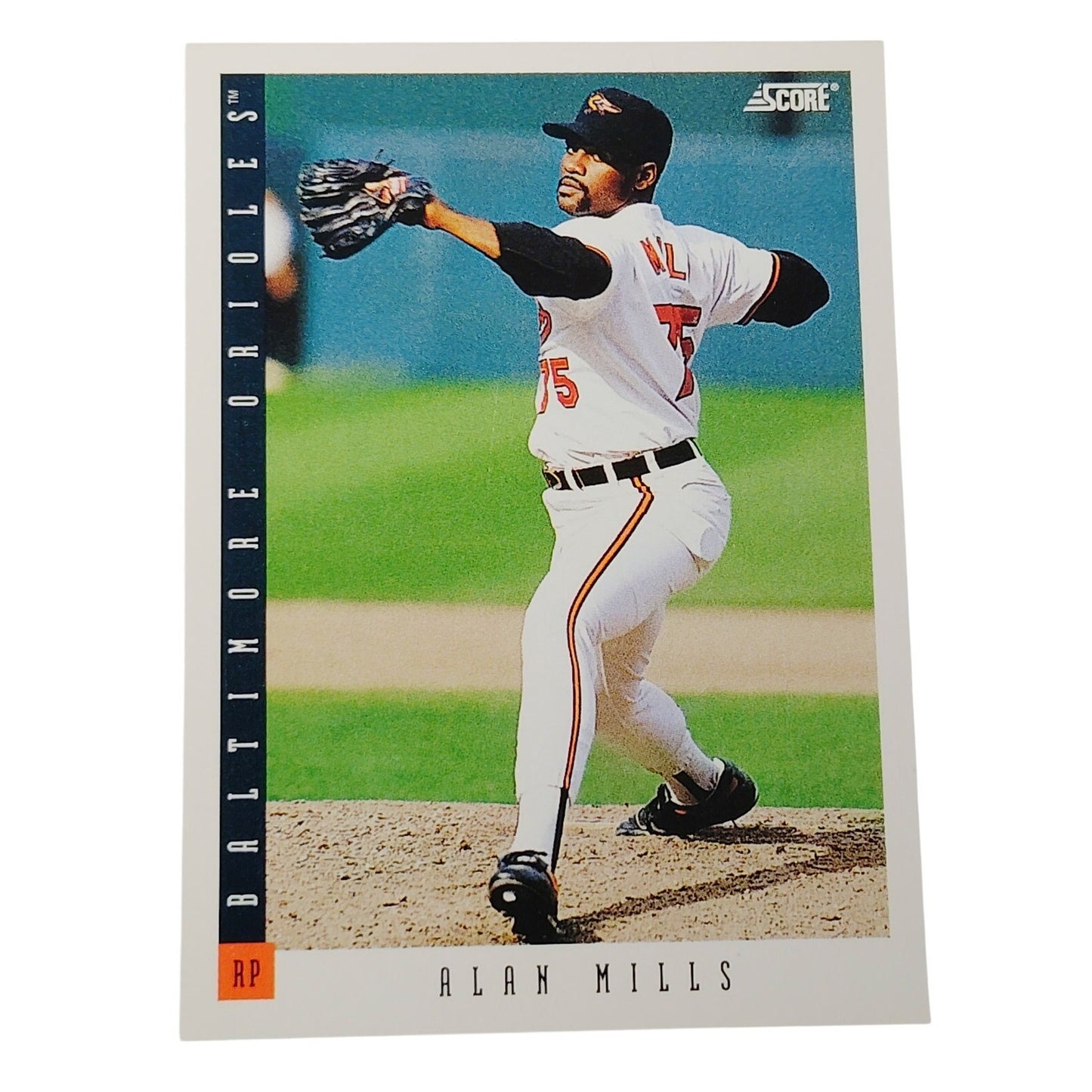 1993 Score Alan Mills #440 Baltimore Orioles Pitcher MLB Baseball Card NM