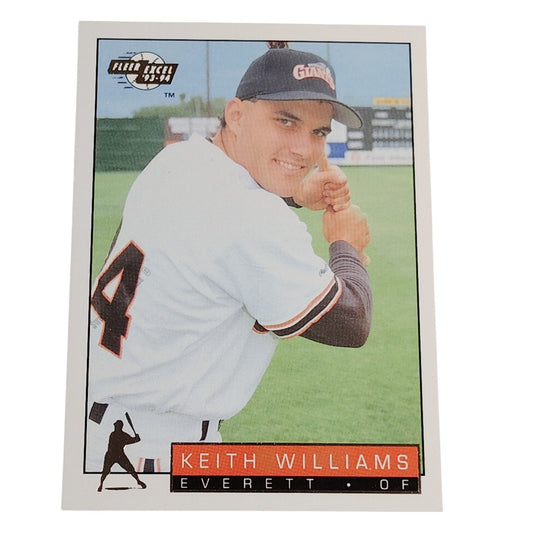 Keith Williams, Everett Giants, #296, 93-94 Fleer Excel Minor Leagues
